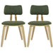 Jaguar - Curved Back Wood Dining Chair With Faux Leather Seat