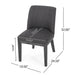 Modern Dining Chair With Durable Fabric Upholstery And Sturdy Wooden Frame (Set of 2)