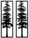 Bondwell - Indoor/Outdoor Wall Decor Set (Set of 2) - Black