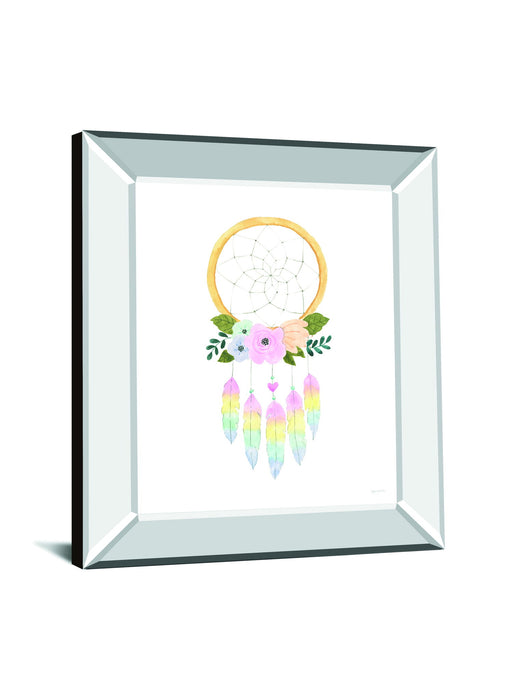 Lets Chase Rainbows IX By Jenaya Jackson - Mirror Framed Print Wall Art - White