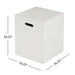Modern Tank Holder Side Table With Smooth Concrete Surface