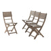 Positano - 4 Piece Foldable Chair - Gray
