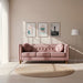 Chesterfield Sofa With Square Arms For Living Room