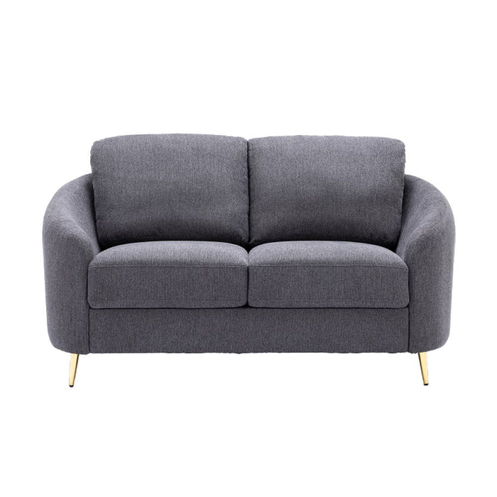 Yuina - Loveseat - Gray Linen