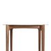 Cove - 42" Round Superstone Outdoor Dining Table, Seats 4 - White & Eucalyptus