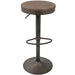 Dakota - Industrial Design Adjustable Barstool (Set of 2)
