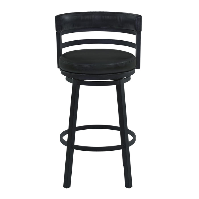 Titana - Swivel Barstool - Black Finish