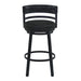 Titana - Swivel Barstool - Black Finish
