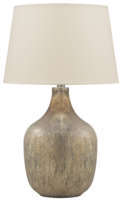 Mari - Gray / Gold Finish - Glass Table Lamp Sacramento Furniture Store Furniture store in Sacramento