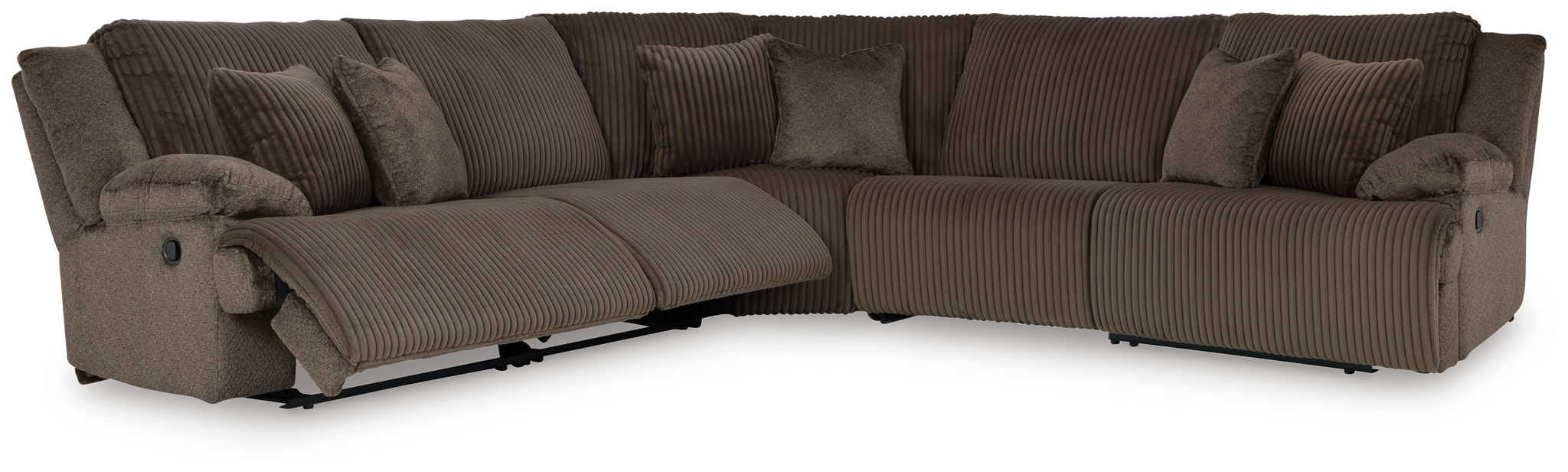Top Tier - 5 Piece Reclining Sectional