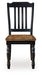 Clorazi - Dining Room Side Chair (Set of 2) - Black / Brown