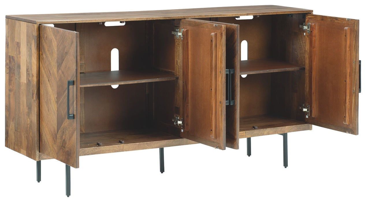 Prattville - Brown - Accent Cabinet Sacramento Furniture Store Furniture store in Sacramento