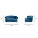 Halle - Rolled Arm Dog Sofa Bed