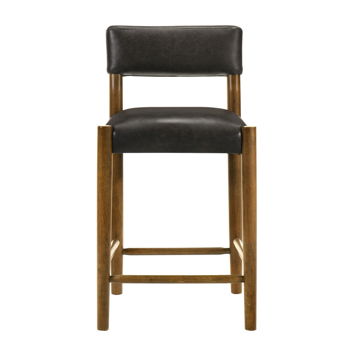 Bennet - Modern Wood Counter Height Kitchen Bar Stool