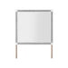 Soulmarie - Mirror, Connects To Dresser - White