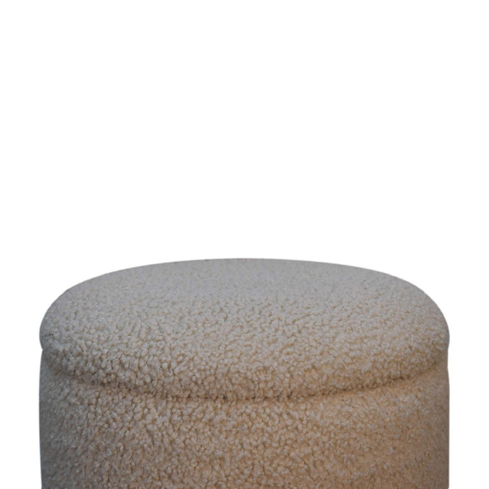 Storage Footstool - Cream