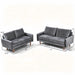 Kent - 2 Piece Sofa & Loveseat Set For Living Room - Gray