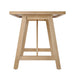 Delfina - 5-Piece Outdoor Bar Dining Set - Natural Eucalyptus