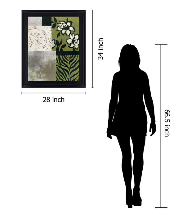 Verdant Mélange - 28" x 34" Framed Wall Art