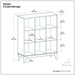 Harper - 9 Cube Storage - Walnut Brown