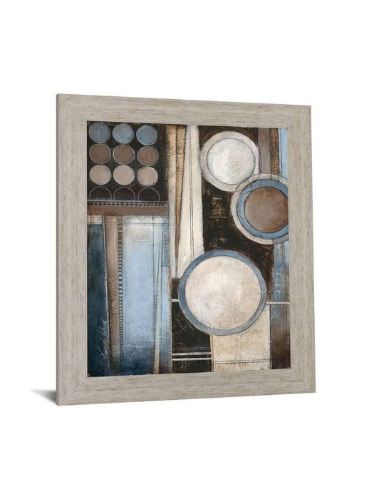 Circles in Mist - 28" x 34" Framed Wall Art