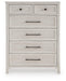 Darbonton - Six Drawer Chest - Dove White