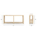 Milo - Console Table With Lower Shelf - Natural