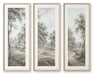 Dixonburg - Wall Art Set (Set of 3) - Taupe / Gray