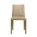 Velena - Full Back Top Grain Leather Upholstered Wood Dining Chairs (Set of 2) - Khaki