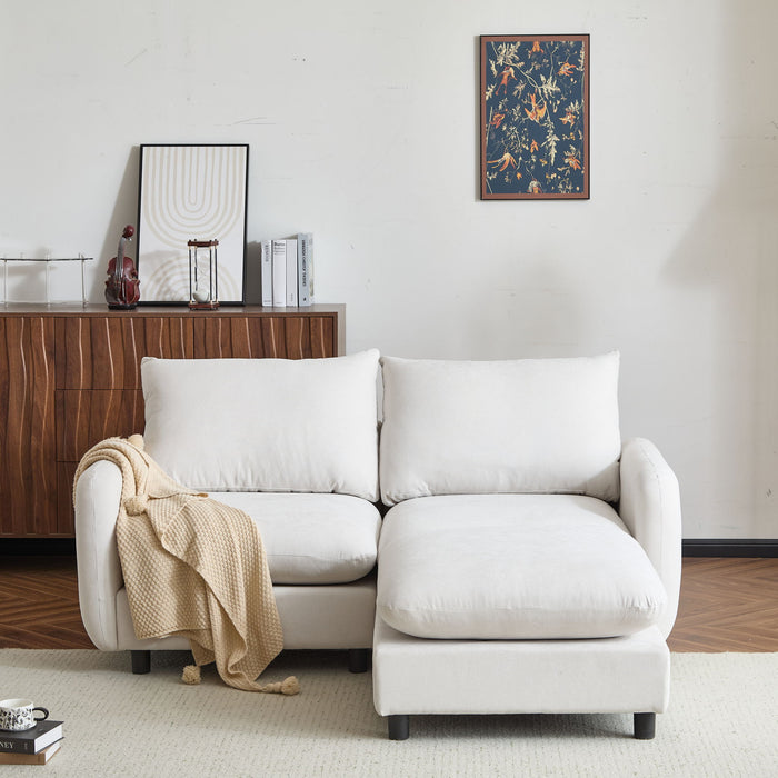 Oversize Modular Free Combination Sectional Sofa Couch With Ottoman For Living Room