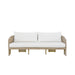Driftbay - Powder Coated Metal Outdoor Conversation Set With Cushions