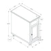 Accent End Table, Storage, Traditional - White