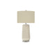 Contemporary Lighting, Table Lamp, Ceramic, Resin - Cream
