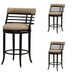 Telia - Upholstered Swivel Counter Height Barstool