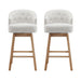 360 Degree Rotation Swivel Counter Stools (Set of 2)