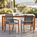 Belfast - Dining Chair With Acacia Wood Frame And Seating (Set of 2)