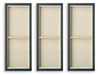 Larrondale - Wall Art Set (Set of 3) - Black / Gray / Brown