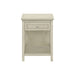 Accent End Table, 2 Tier, Storage Drawer, Transitional Style