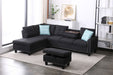 Alger - Left Hand Facing Sofa & Chaise With Ottoman