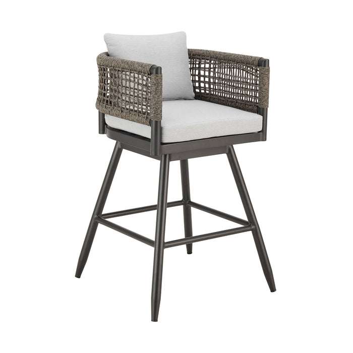 Alegria - Outdoor Patio Swivel Counter Stool Set