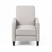 Upholstered Push Back Recliner Chair For Living Room