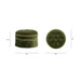 Maribel - Round Accent Ottoman - Olive Green
