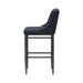 Marvin - Steel Frame Faux Leather Upholstered Bar Height Barstool