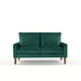 Upholstered Loveseat Sofa, 2 Seater Couch For Living Room Apartment