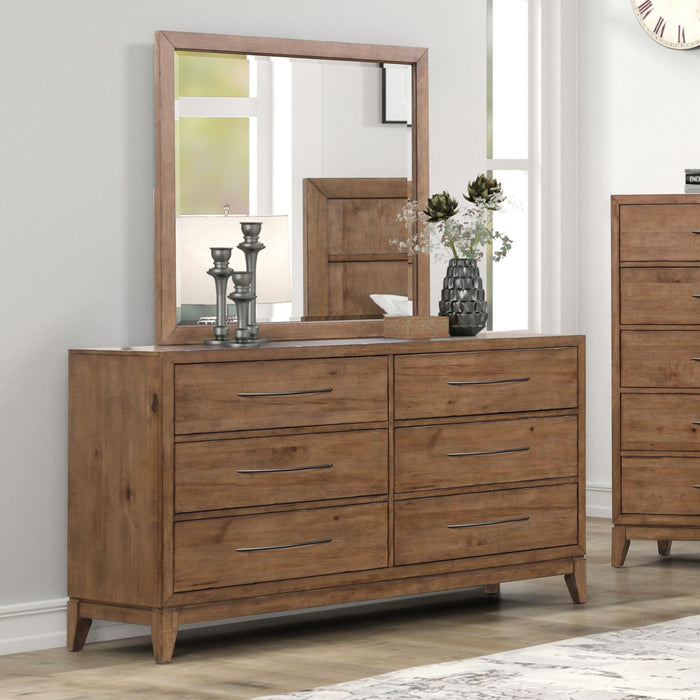 Shaker Lakes - Dresser & Mirror - Brown