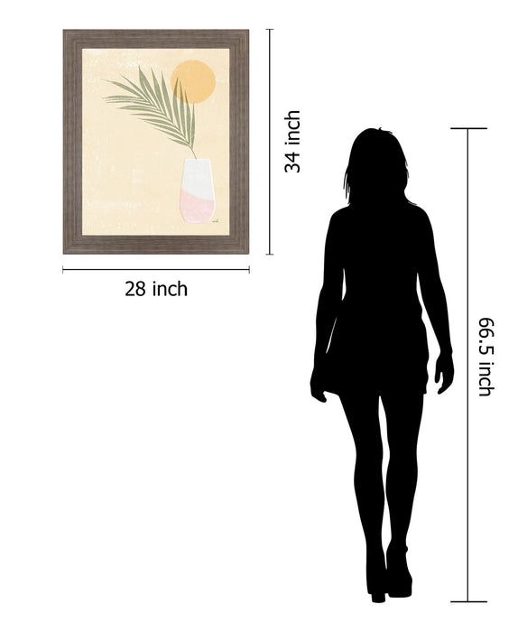 Palm Serenity - 28" x 34" Framed Wall Art