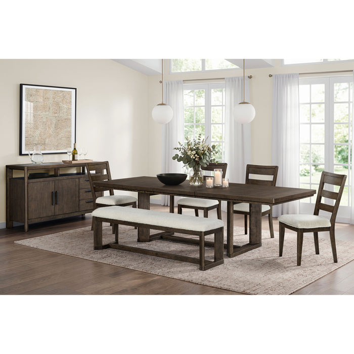 Trestle Dining Table With Leaf