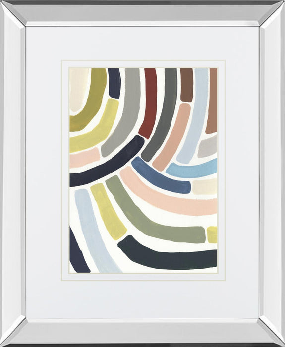 Mosaic Curve II By June Erica Vess - Green