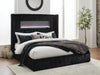 Tayleena - Upholstered Bed With Fireplace And Wireless Audio