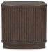Korestone - Square End Table - Dark Brown